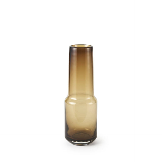 12" Brown Ombre Glass Vase - Homeroots