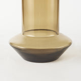 10" Vintage Look Ombre Brown Glass Vase - Homeroots - Flyclothing LLC