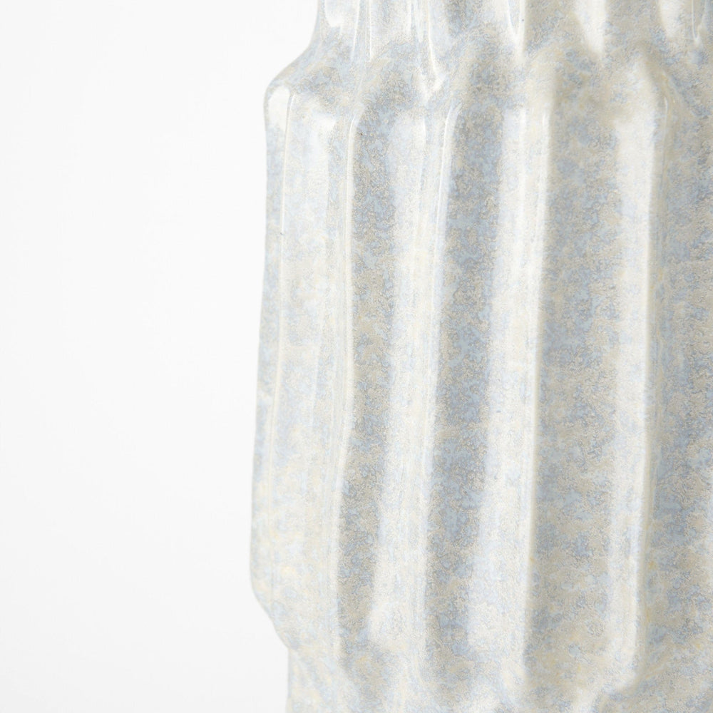 23" Jumbo Organic Textured Gray Vase - Homeroots - Flyclothing LLC