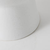 11" White Contempo Deco Ceramic Vase - Homeroots