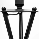 66" Black Tripod Floor Lamp With White Fabric Drum Shade - Homeroots - Flyclothing LLC