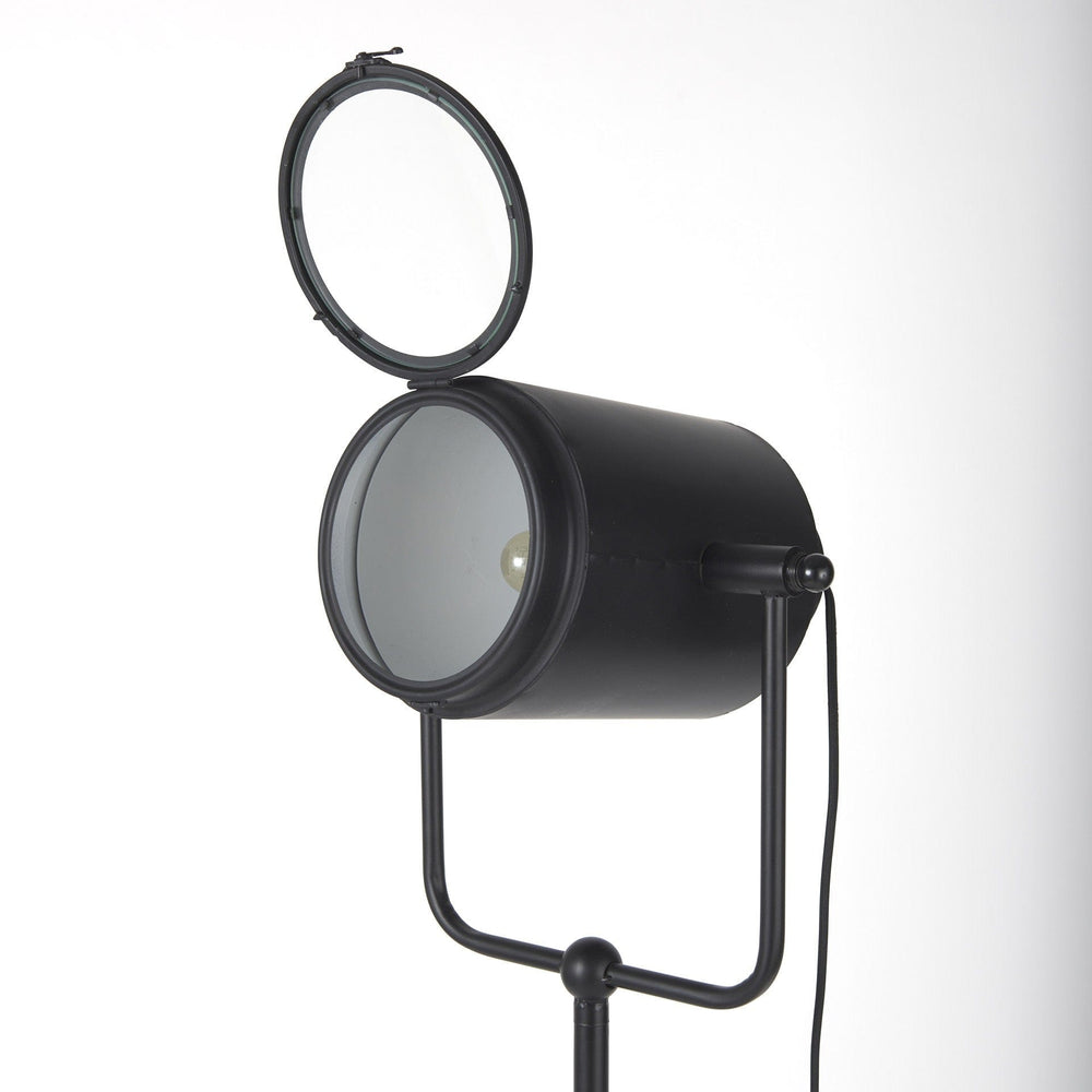61" Black Movie Set Floor Lamp - Homeroots - Flyclothing LLC