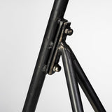 58" Black Metal Tripod Floor Lamp With Black And Gold Metal Cone Shade - Homeroots - Flyclothing LLC