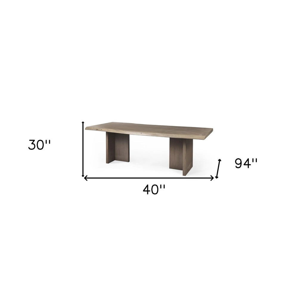 94" Natural Dining Table - Homeroots - Flyclothing LLC