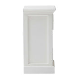 Classic White Three Drawer Nightstand - Homeroots - Flyclothing LLC