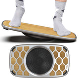 Bamboo and Silver Active Standing Desk Balance Board - Homeroots - Flyclothing LLC