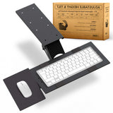 Black Ergonomic Under Desk Pull Out Keyboard Tray - Homeroots - Flyclothing LLC