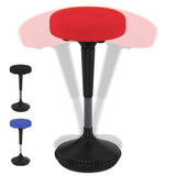 Red Tall Swivel Active Balance Chair - Homeroots - Flyclothing LLC