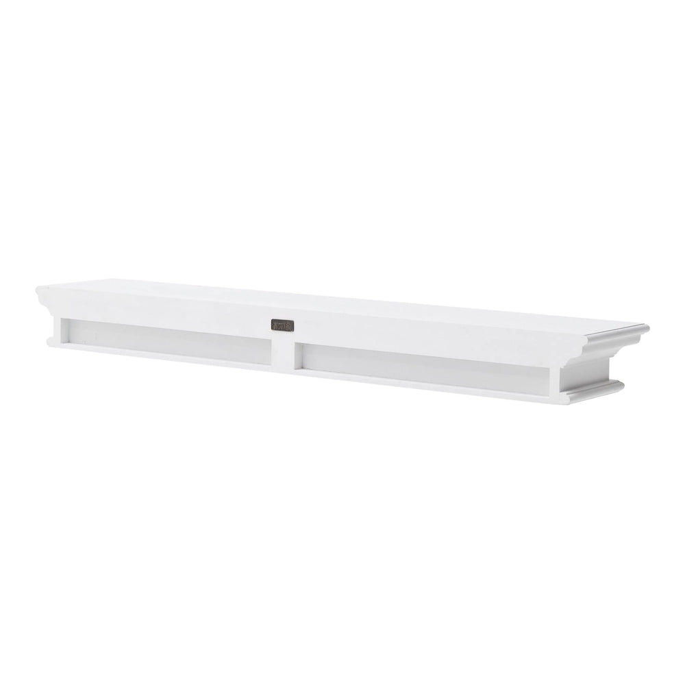 47" Classic White XL Floating Wall Shelf - Homeroots - Flyclothing LLC