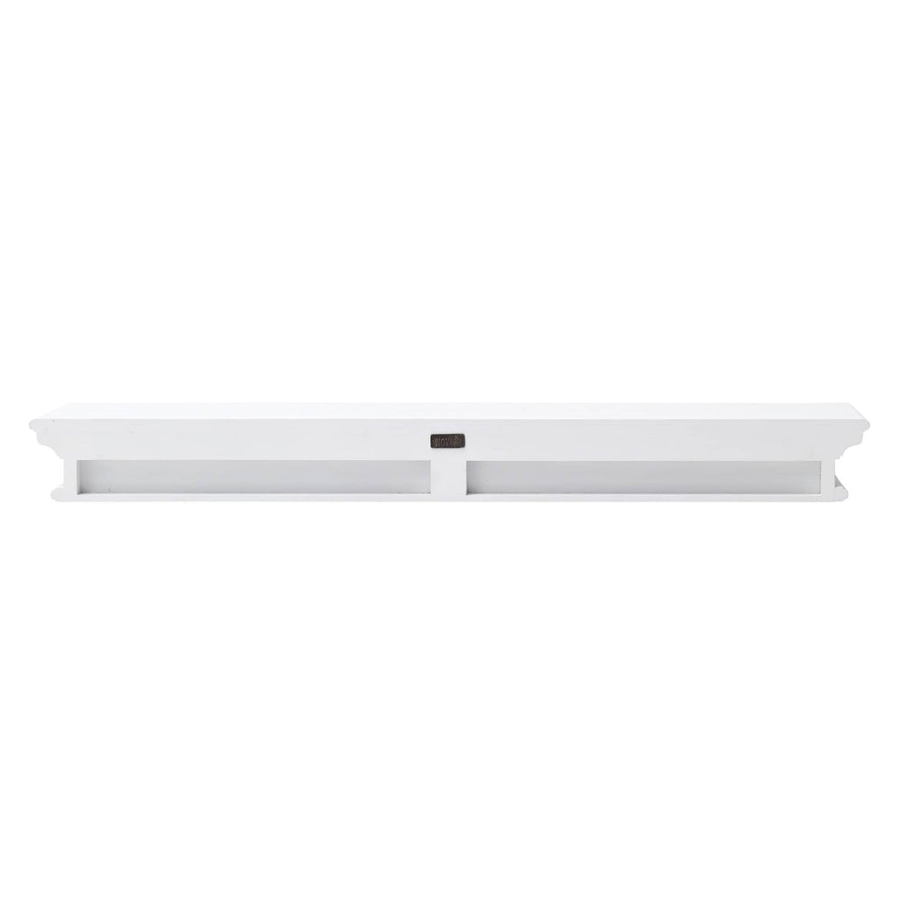 47" Classic White XL Floating Wall Shelf - Homeroots - Flyclothing LLC