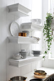 47" Classic White XL Floating Wall Shelf - Homeroots - Flyclothing LLC