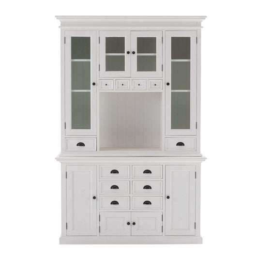 Classic White Kitchen Hutch - Homeroots - Flyclothing LLC