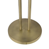 63" Brass Two Light Torchiere Floor Lamp - Homeroots - Flyclothing LLC