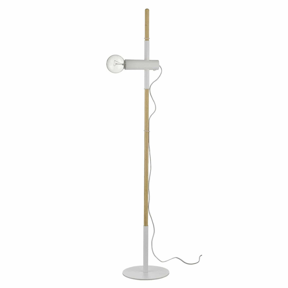 55" Natural Reading Floor Lamp - Homeroots - Flyclothing LLC