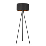 58" Matte Tripod Floor Lamp With Black Drum Shade - Homeroots - Flyclothing LLC