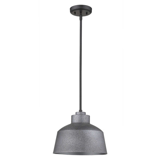 Barnes 1-Light Gray Convertible Pendant - Homeroots - Flyclothing LLC