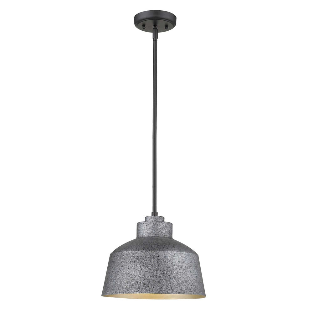 Barnes 1-Light Gray Convertible Pendant - Homeroots - Flyclothing LLC