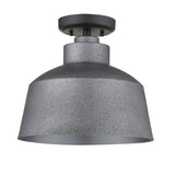 Barnes 1-Light Gray Convertible Pendant - Homeroots - Flyclothing LLC