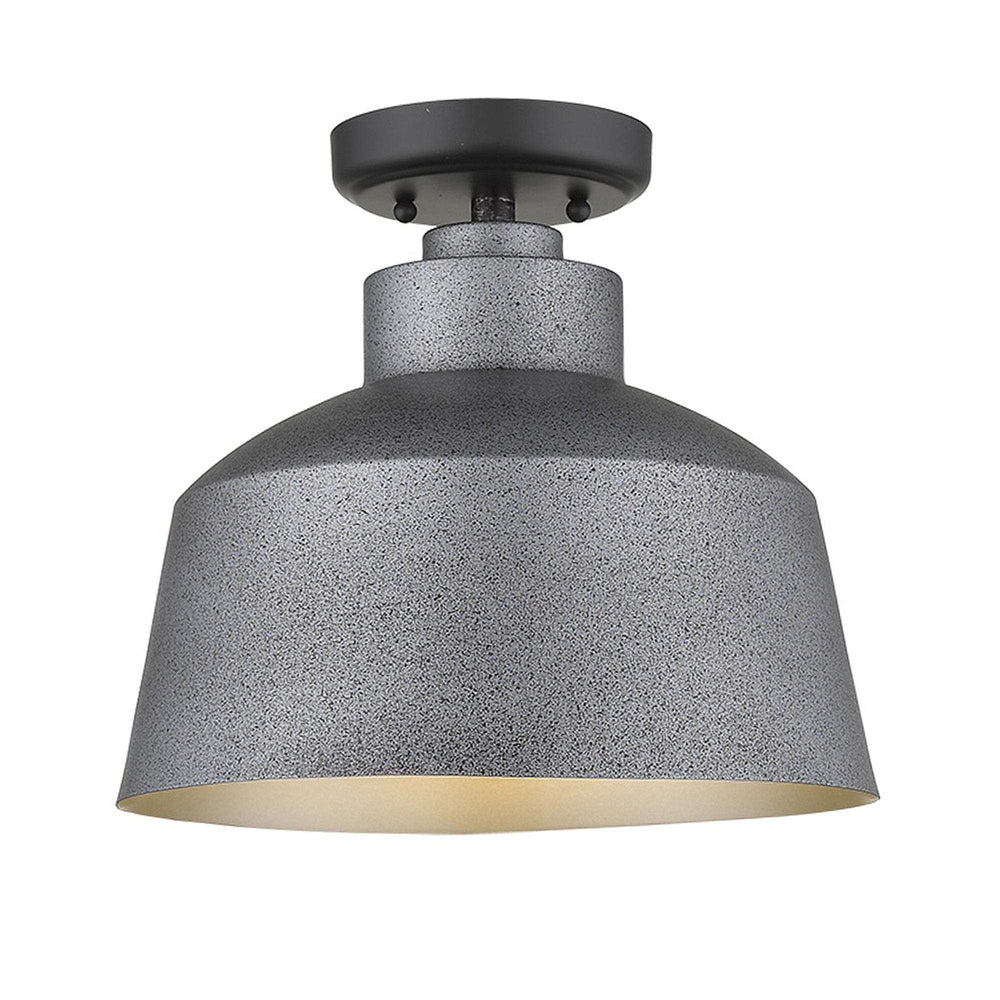 Barnes 1-Light Gray Convertible Pendant - Homeroots - Flyclothing LLC
