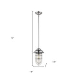 Silver Teardrop Shape Pendant Light - Homeroots - Flyclothing LLC