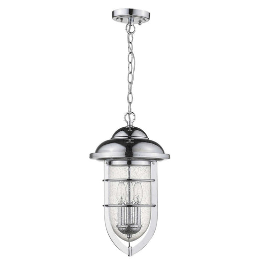 Dylan 3-Light Chrome Hanging Lantern - Homeroots - Flyclothing LLC