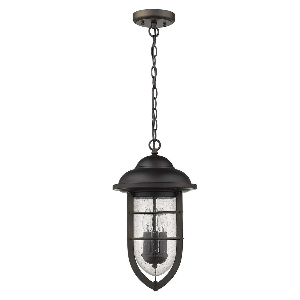 Dylan 3-Light Oil-Rubbed Bronze Hanging Lantern - Homeroots - Flyclothing LLC
