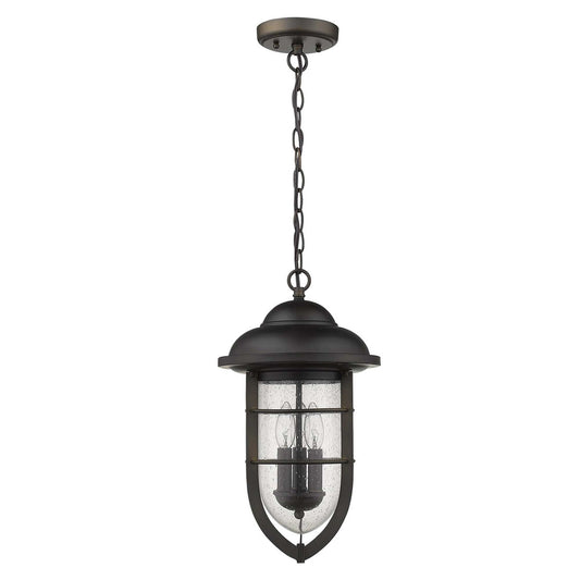 Dylan 3-Light Oil-Rubbed Bronze Hanging Lantern - Homeroots - Flyclothing LLC