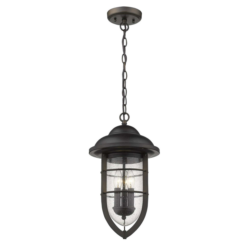 Dylan 3-Light Oil-Rubbed Bronze Hanging Lantern - Homeroots - Flyclothing LLC
