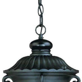 Naples 1-Light Matte Black Hanging Light - Homeroots - Flyclothing LLC