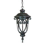 Naples 1-Light Marbelized Mahogany Hanging Light - Homeroots - Flyclothing LLC