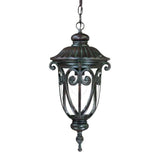 Naples 1-Light Marbelized Mahogany Hanging Light - Homeroots - Flyclothing LLC