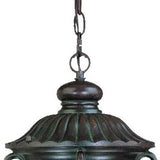 Naples 1-Light Marbelized Mahogany Hanging Light - Homeroots - Flyclothing LLC