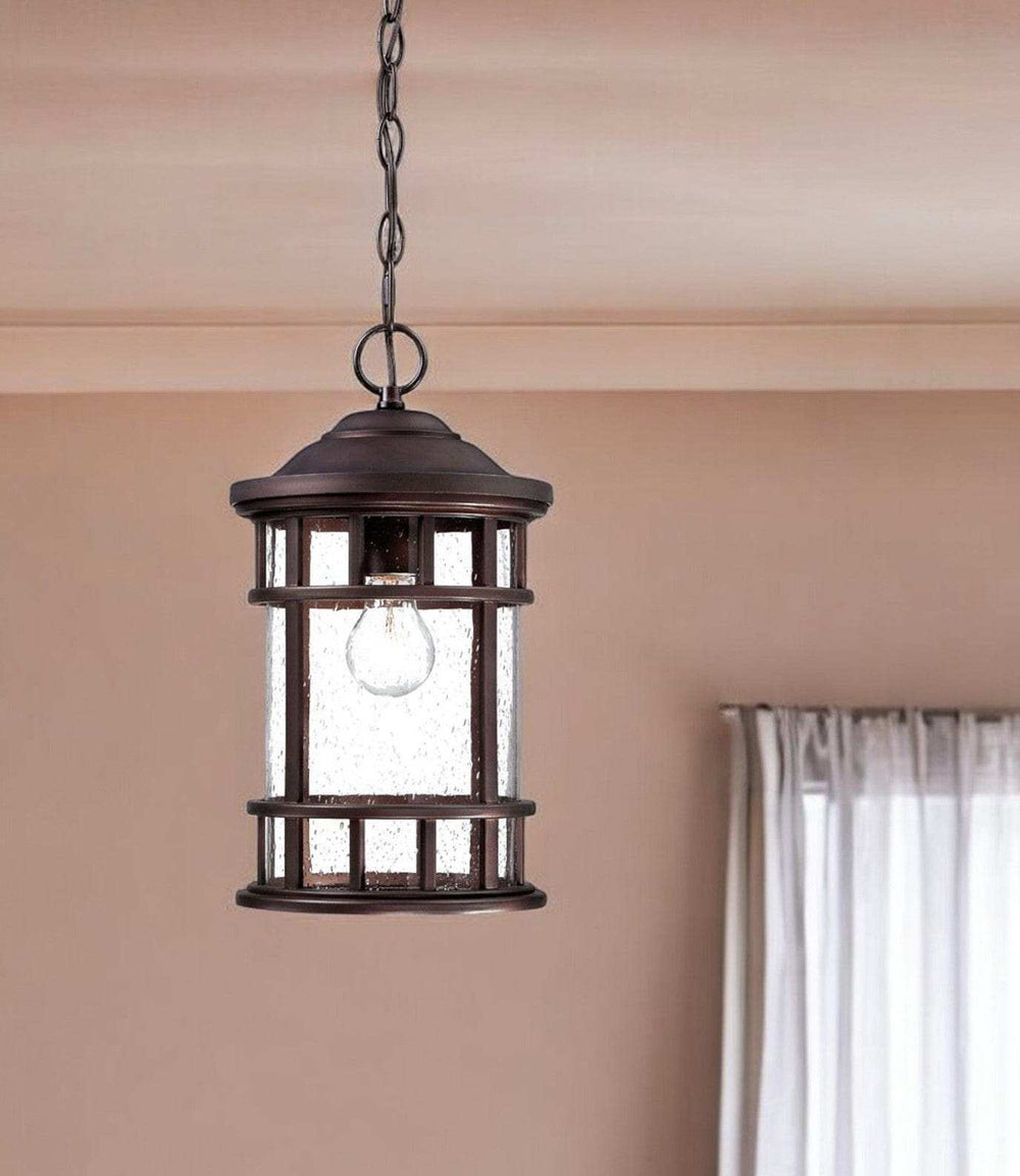 Antique Bronze Canister Hanging Light - Homeroots - Flyclothing LLC