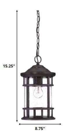 Matte Black Canister Hanging Light - Homeroots - Flyclothing LLC