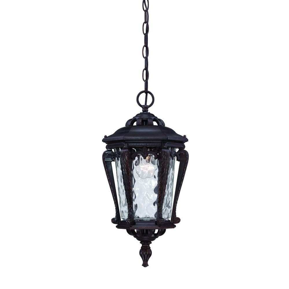 Stratford 1-Light Architectural Bronze Hanging Light - Homeroots - Flyclothing LLC
