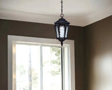 Stratford 1-Light Architectural Bronze Hanging Light - Homeroots - Flyclothing LLC