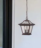 Antique Bronze Birdhouse Shape Outdoor Hanging Light - Homeroots - Flyclothing LLC