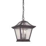 Matte Black Birdhouse Shape Outdoor Hanging Light - Homeroots - Flyclothing LLC