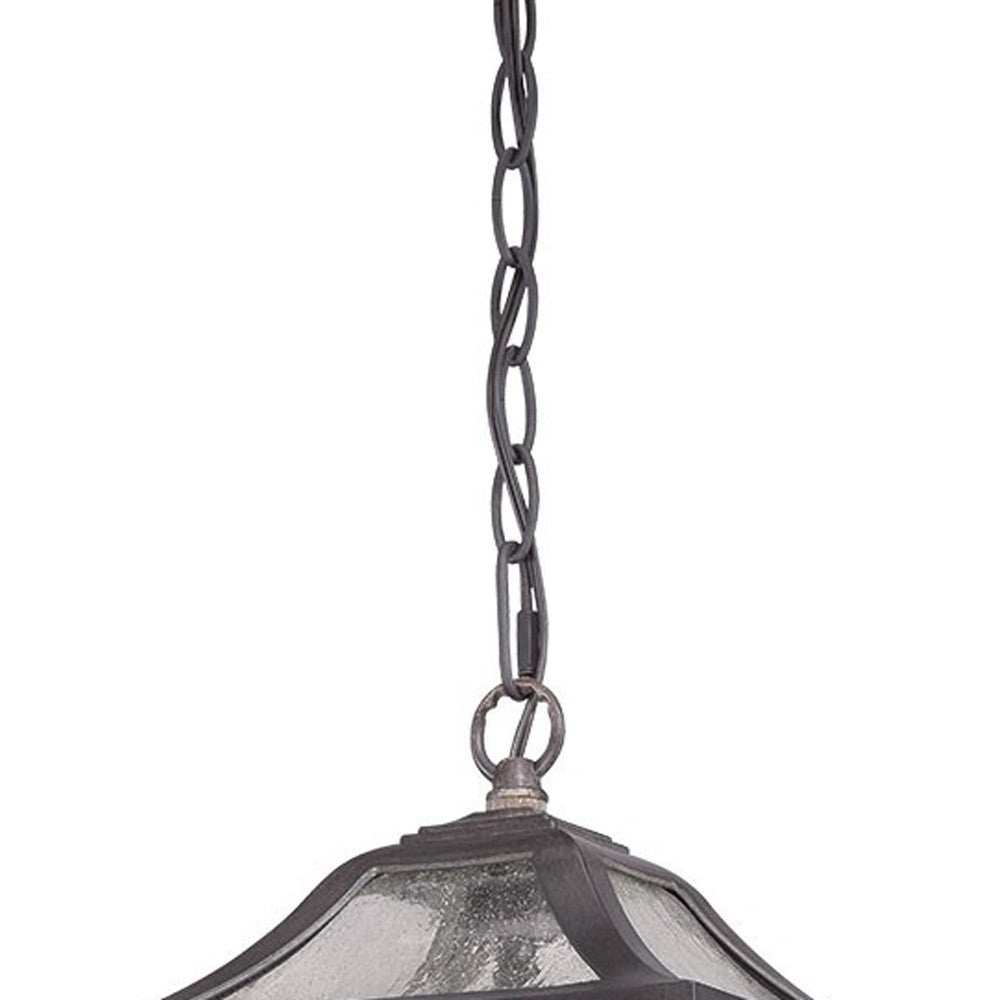 Matte Black Birdhouse Shape Outdoor Hanging Light - Homeroots - Flyclothing LLC