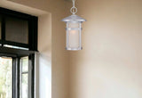 Brushed Silver Round White Glass Hanging Light - Homeroots - Flyclothing LLC