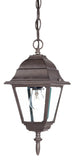 Antique Brown Beveled Glass Outdoor Hanging Light - Homeroots - Flyclothing LLC