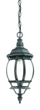 Matte Black Glass Globe Hanging Light - Homeroots - Flyclothing LLC