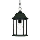 Matte Black Glass Lantern Hanging Light - Homeroots - Flyclothing LLC