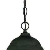 Matte Black Glass Lantern Hanging Light - Homeroots - Flyclothing LLC