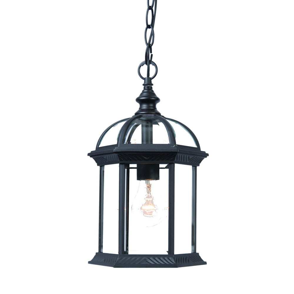 Matte Black Cage Hanging Light - Homeroots - Flyclothing LLC