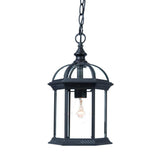 Matte Black Cage Hanging Light - Homeroots - Flyclothing LLC