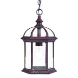 Dark Brown Cage Hanging Light - Homeroots - Flyclothing LLC