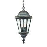 Two Light Antique Black Carousel Lantern Hanging Light - Homeroots - Flyclothing LLC