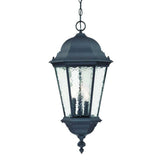Telfair 3-Light Matte Black Hanging Light - Homeroots - Flyclothing LLC