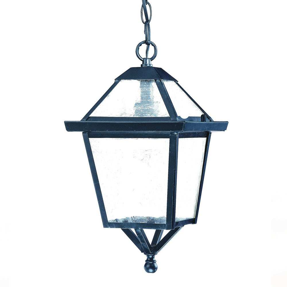 Matte Black Hanging Lantern Light - Homeroots - Flyclothing LLC